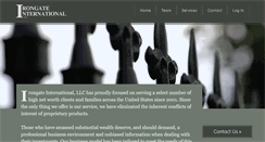 Desktop Screenshot of irongateinternational.com