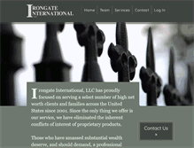 Tablet Screenshot of irongateinternational.com